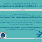 Vprašanja in pobude naših svetnikov: